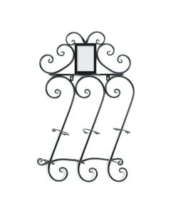 SCROLLWORK WALL WINE RACK